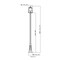 Z-Lite Broughton Outdoor Post Mounted Fixture, 2-Light, 10.25 In.W x 113.25 In.H, Black/Clear Beveled 521PHMR-519P-BK - alternate 4